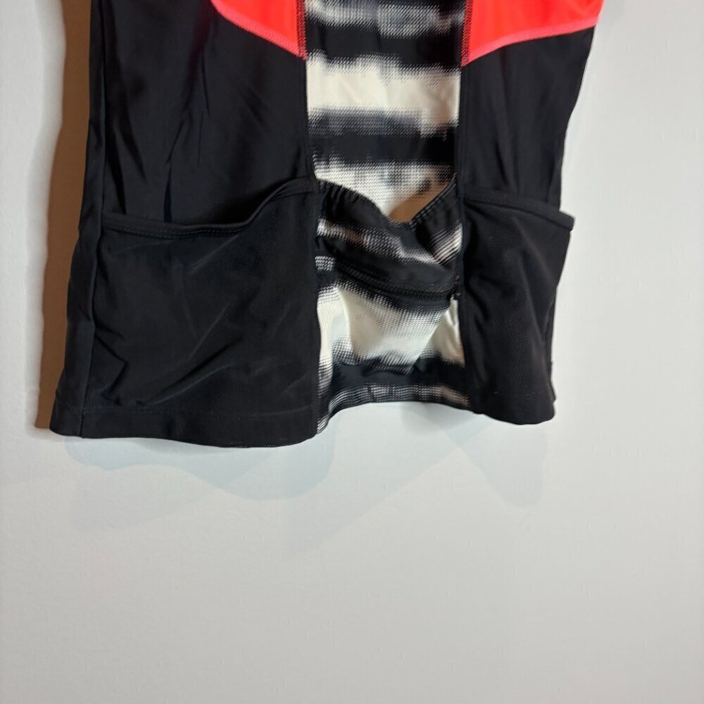 Athleta Streamline Tri Tank Top, Black Print - Picture 5 of 7